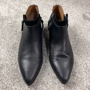 Black Leather Bettye Muller Booties size 7.5